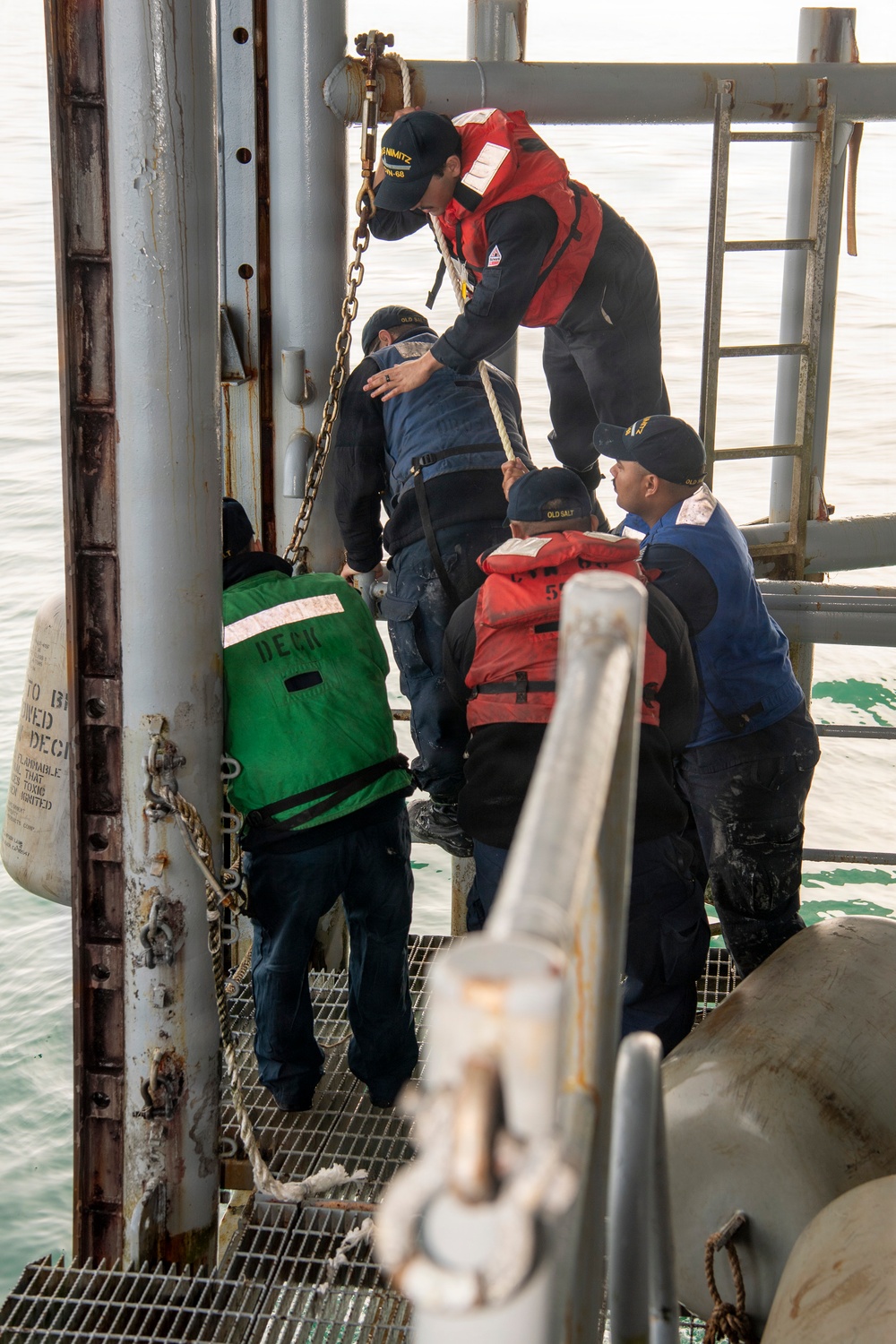 Nimitz Prepares for Chile