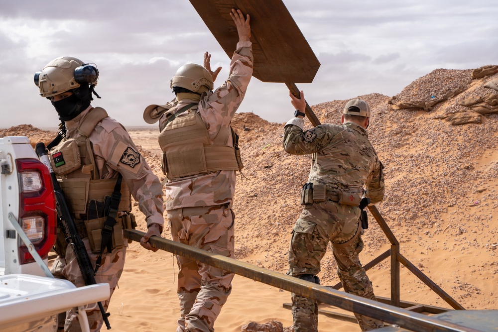 U.S. and Libyan joint forces participate in Flintlock 26