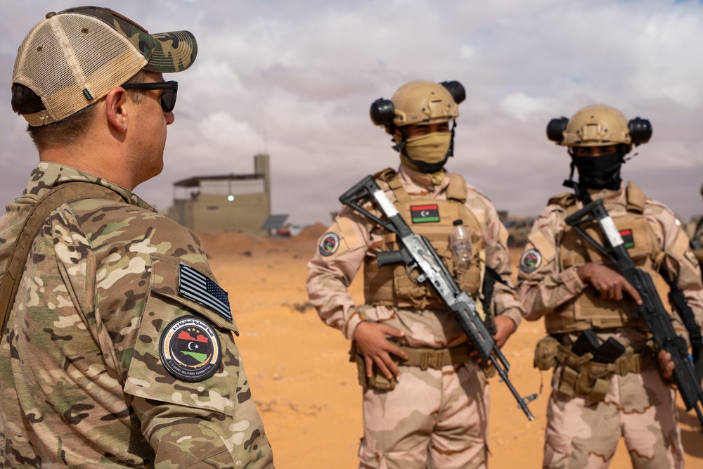 U.S. and Libyan joint forces participate in Flintlock 26
