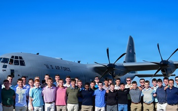 165th Airlift Wing hosts Benedictine Military School JROTC orientation flight