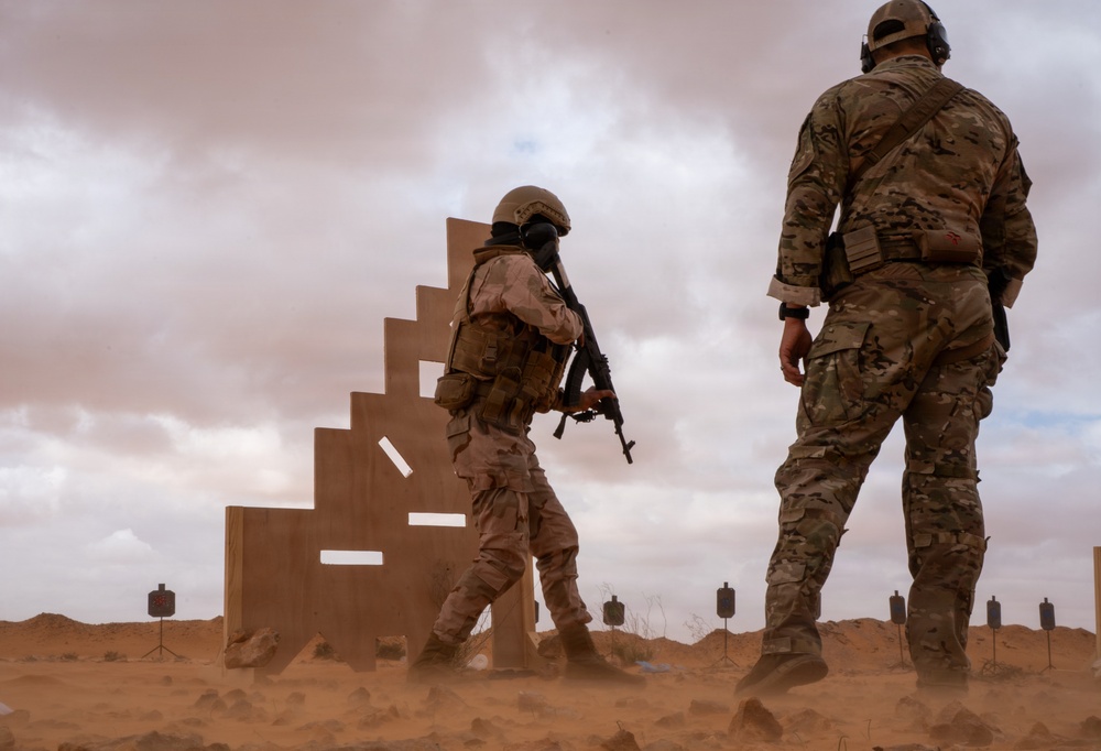 U.S. and Libyan joint forces participate in Flintlock 26