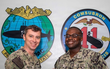 Commander, Submarine Squadron 11 Awards-At-Quarters