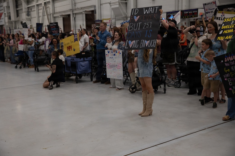 1st ABCT Soldiers Return to Fort Riley After Poland Rotation