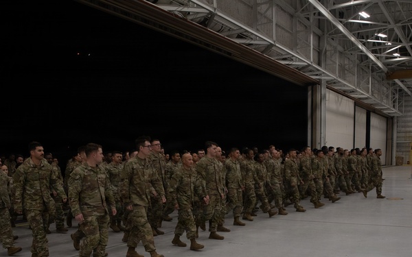 1st ABCT Soldiers Return to Fort Riley After Poland Rotation