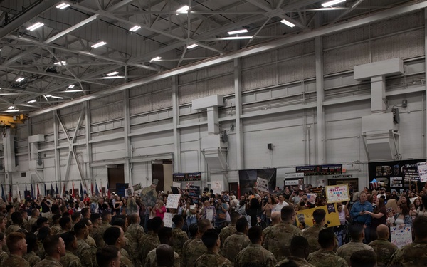 1st ABCT Soldiers Return to Fort Riley After Poland Rotation