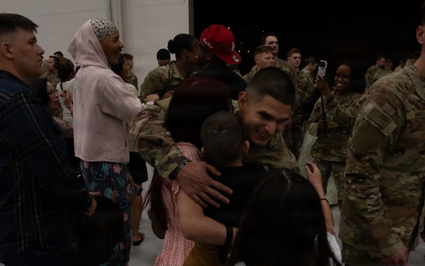 1st ABCT Soldiers Return to Fort Riley After Poland Rotation
