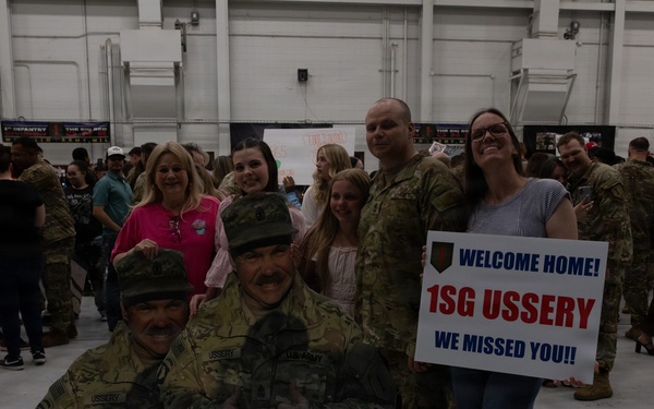 1st ABCT Soldiers Return to Fort Riley After Poland Rotation