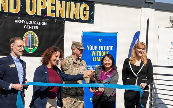 U.S. Army Garrison Poland Commitment to Furthering Soldiers Continuing Education.