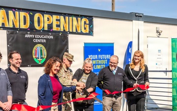 U.S. Army Garrison Poland Commitment to Furthering Soldiers Continuing Education.