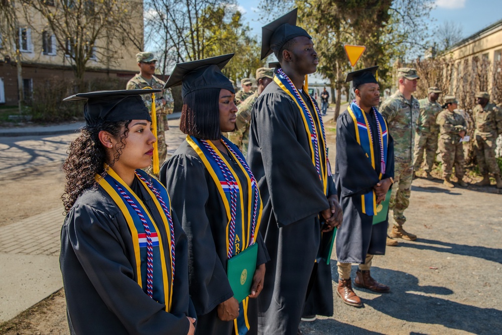 U.S. Army Garrison Poland Commitment to Furthering Soldiers Continuing Education.