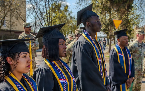 U.S. Army Garrison Poland Commitment to Furthering Soldiers Continuing Education.