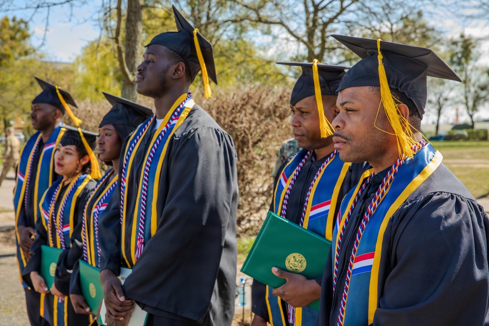 U.S. Army Garrison Poland Commitment to Furthering Soldiers Continuing Education.