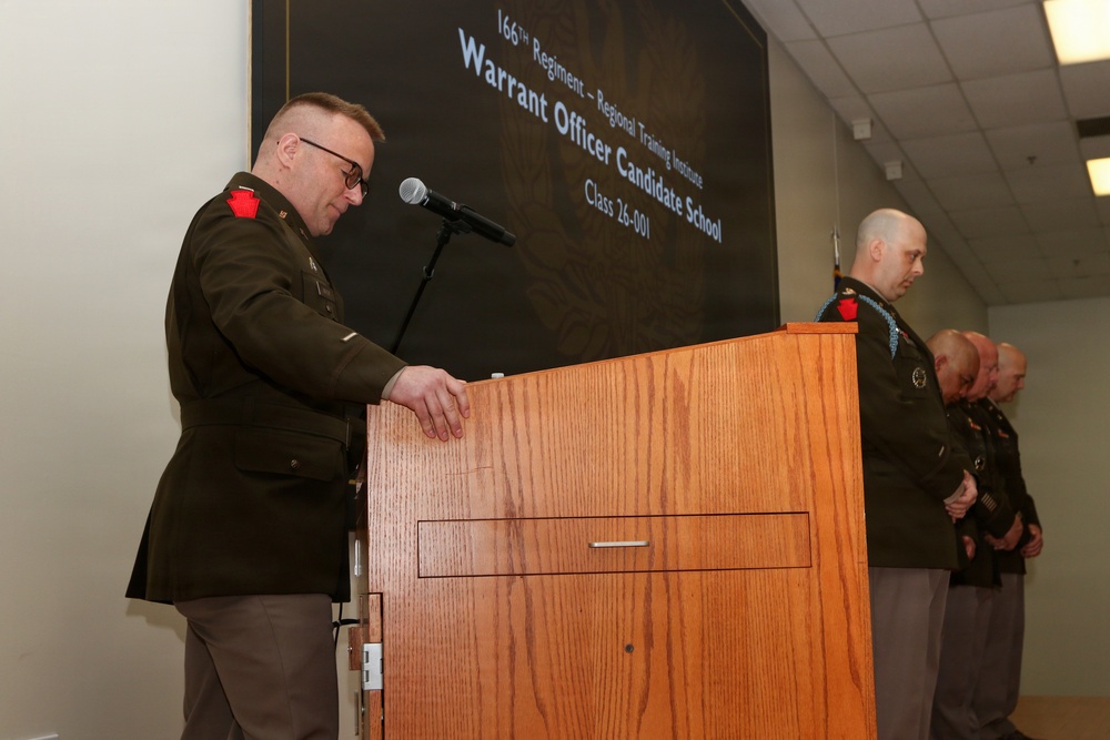 166th Regiment graduates WOCS Class 26-001