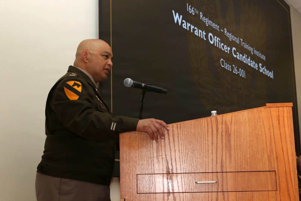 166th Regiment graduates WOCS Class 26-001