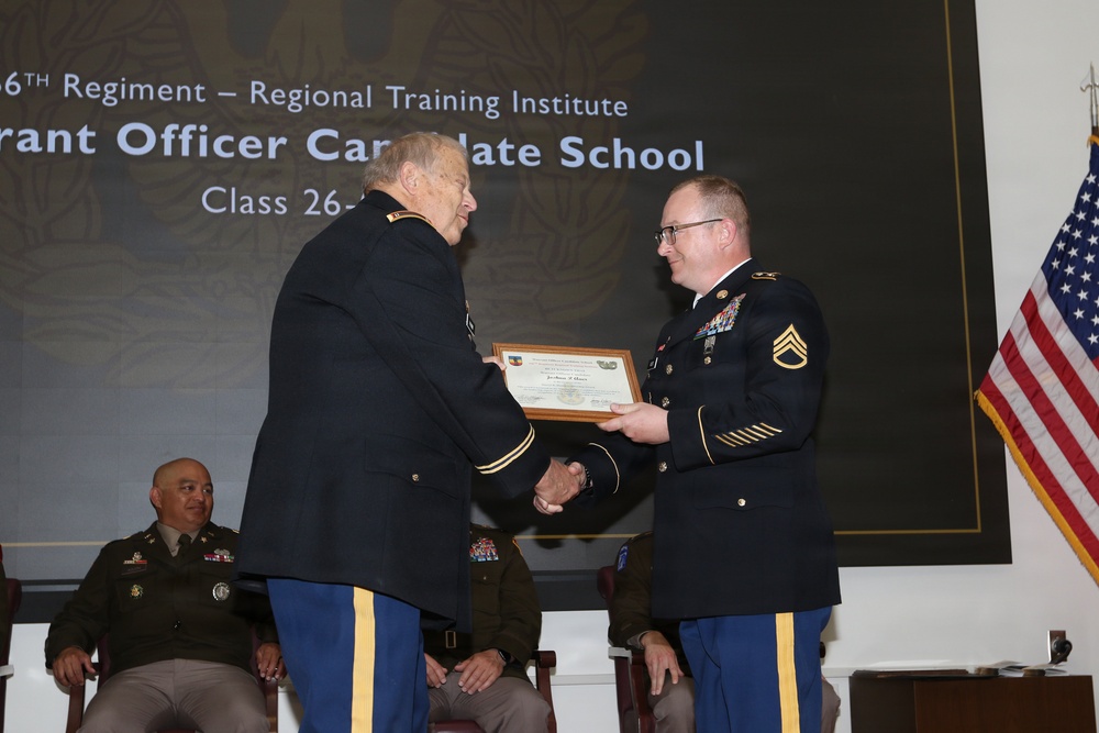 166th Regiment graduates WOCS Class 26-001