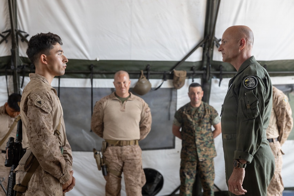 WTI 2-26 III MAW Commanding General Visit