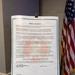 MFR Chief of Staff Col Brennan Signs the Annual Sexual Assault Awareness and Prevention Month Proclamation