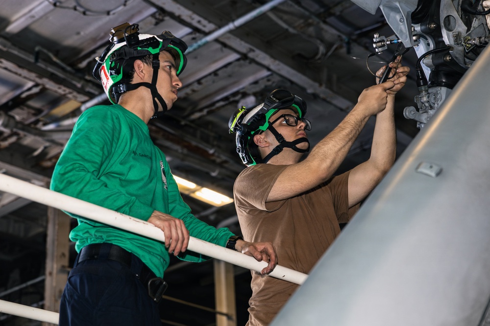 Daily Operations Aboard USS George H.W. Bush (CVN 77)