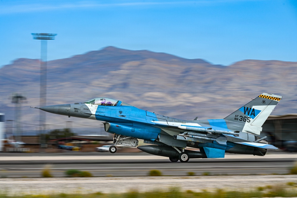Aircraft takeoffs and landings at Nellis Air Force Base