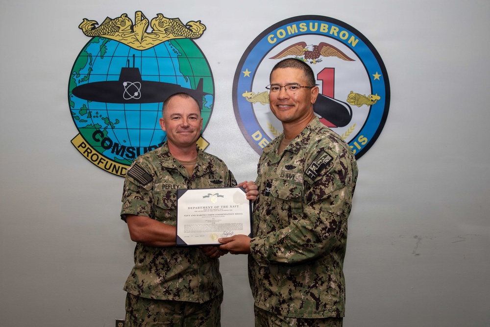 Commander, Submarine Squadron 11 Awards-At-Quarters