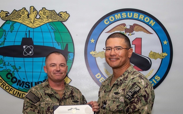 Commander, Submarine Squadron 11 Awards-At-Quarters