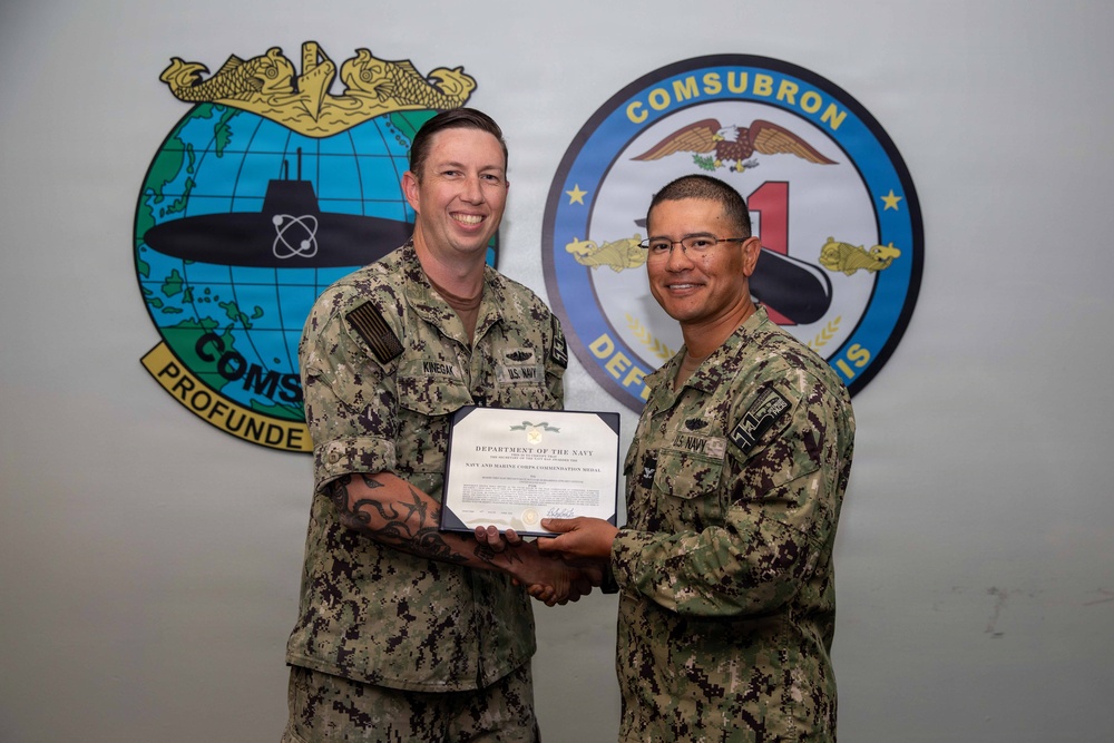 Commander, Submarine Squadron 11 Awards-At-Quarters