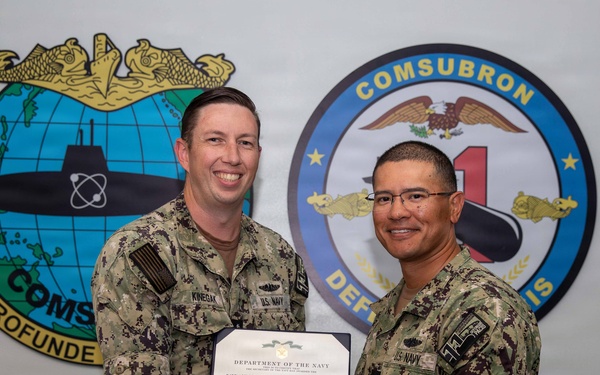 Commander, Submarine Squadron 11 Awards-At-Quarters