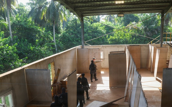 Multinational special operations forces conduct room-clearing exercise at Flintlock 26