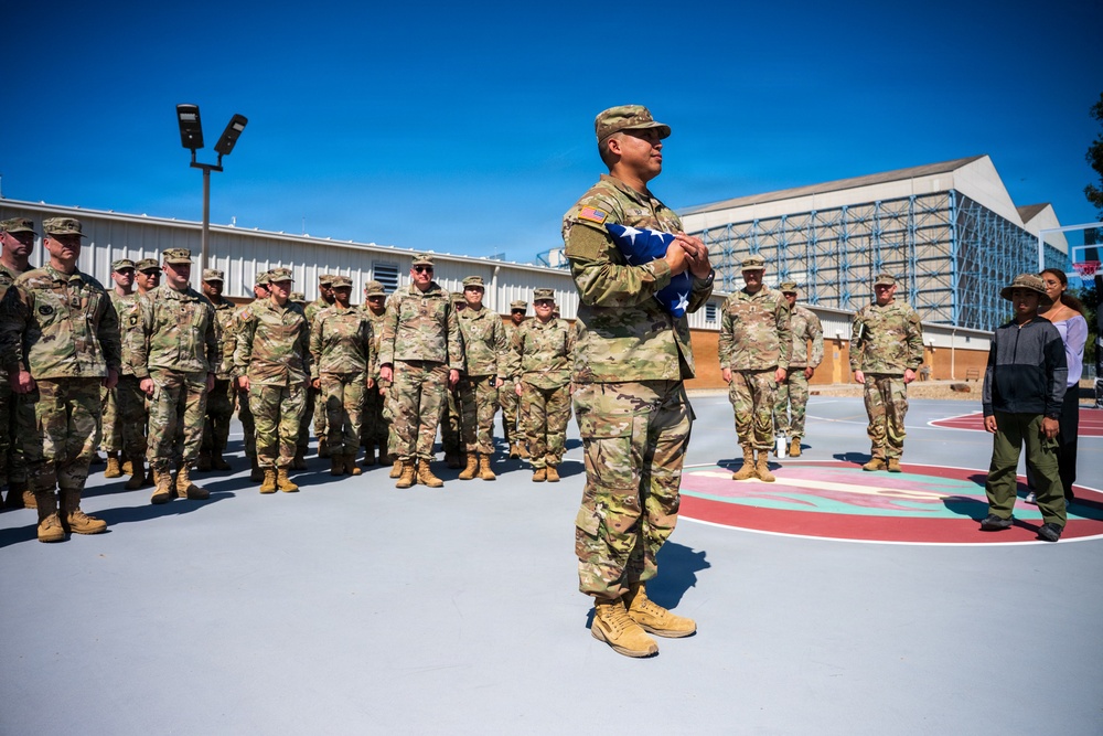 Army Reserve NCO reenlists with 63d Readiness Division in Mountain View