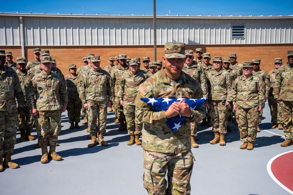 Army Reserve NCO reenlists with 63d Readiness Division in Mountain View