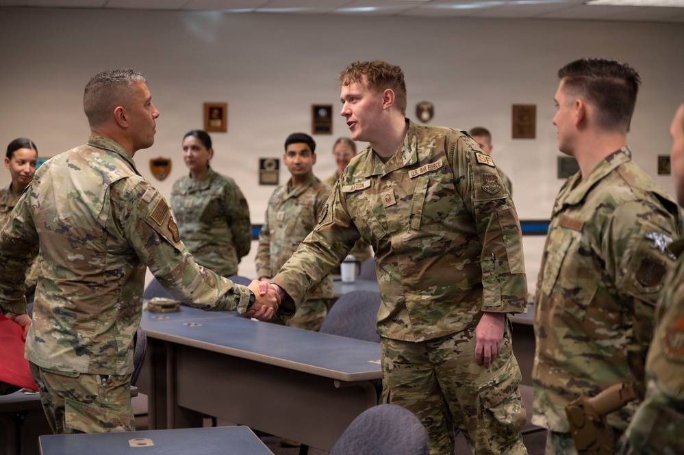 Col. Keolani Bailey Visits 168th Wing, Engages Airmen and Recognizes Excellence