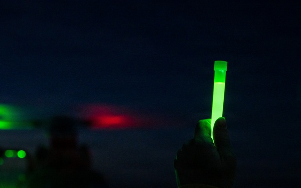 Coast Guard Air Station Barbers Point conducts deck landing qualifications with CGC Harriet Lane (WMEC 903)