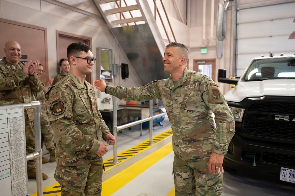 Col. Keolani Bailey Visits 168th Wing, Engages Airmen and Recognizes Excellence