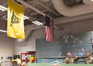 Col. Keolani Bailey Visits 168th Wing, Engages Airmen and Recognizes Excellence