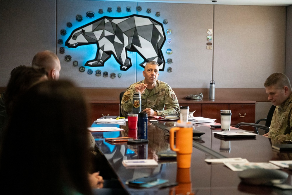 Col. Keolani Bailey Visits 168th Wing, Engages Airmen and Recognizes Excellence