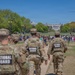 Mississippi National Guard Soldiers patrol on the National Mall