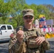 Mississippi National Guard Soldiers patrol during the National Cherry Blossom Parade
