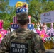 Mississippi National Guard Soldiers patrol during the National Cherry Blossom Parade