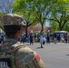 Mississippi National Guard Soldiers patrol during the National Cherry Blossom Parade