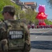 Mississippi National Guard Soldiers patrol during the National Cherry Blossom Parade