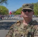 Mississippi National Guard Soldiers patrol during the National Cherry Blossom Parade