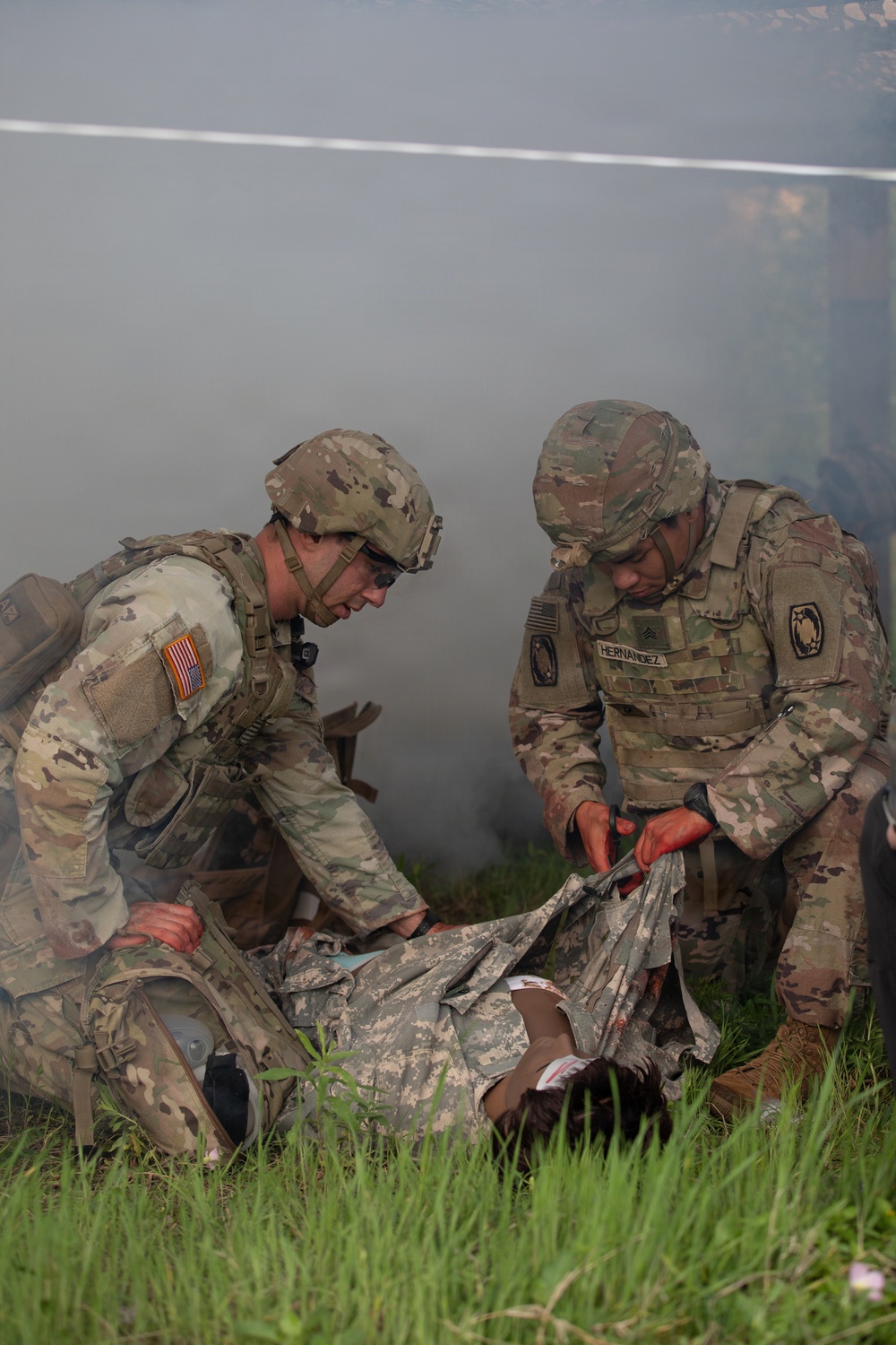 Medics partake in Delayed Evacuation Casualty Management Training