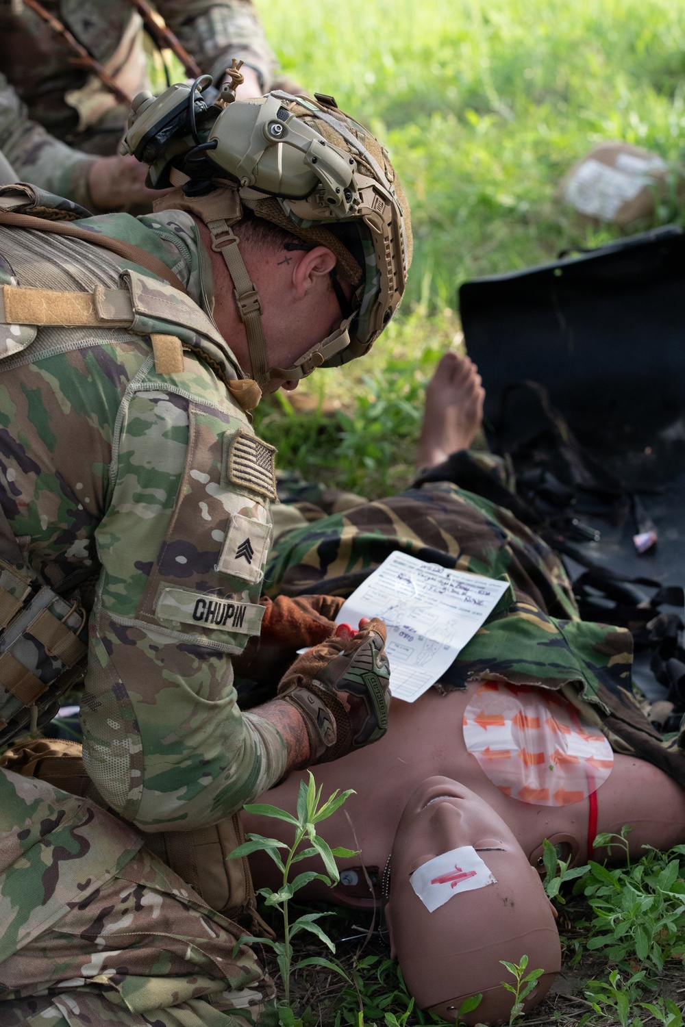 Medics partake in Delayed Evacuation Casualty Management Training