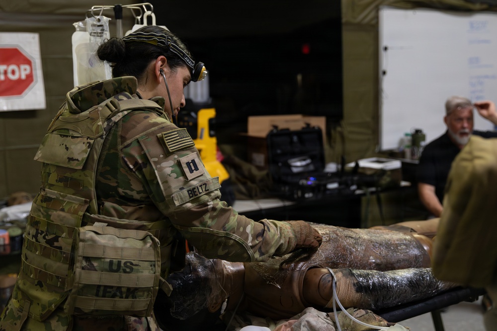 Medics partake in Delayed Evacuation Casualty Management Training