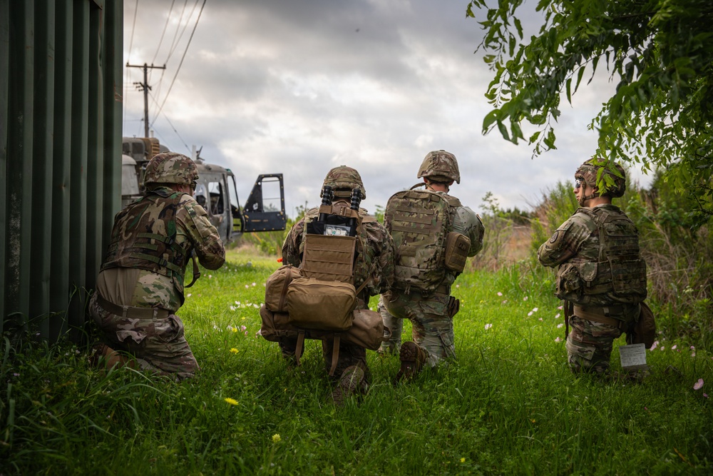 3rd Armored Corps Medical Simulation Training Center conducts a delayed evacuation casualty management training