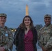 Joint Task Force Magnolia Soldiers patrol at the Jefferson Memorial