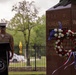 U.S. service members participate in wreath-laying ceremony at Bear Creek Park