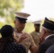 U.S. service members participate in wreath-laying ceremony at Bear Creek Park