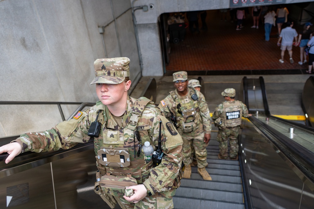 Mississippi National Guard Soldiers support the community in Washington, D.C.