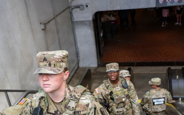 Mississippi National Guard Soldiers support the community in Washington, D.C.